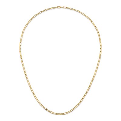 14K Yellow Gold 4.8mm Paperclip Chain – view 6
