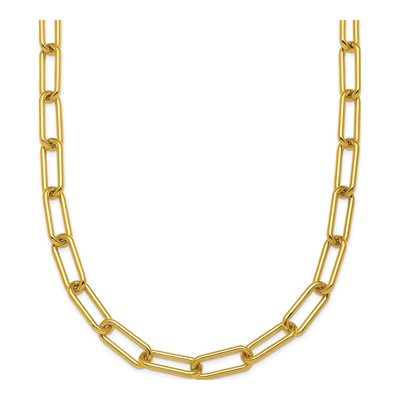 14K Yellow Gold 4.8mm Paperclip Chain