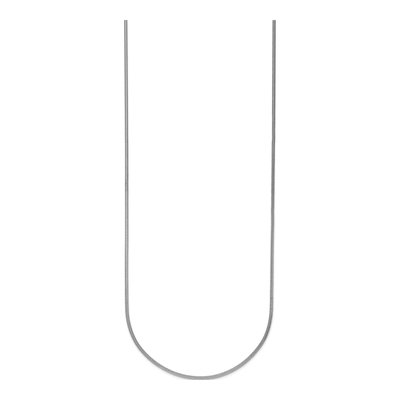14K White Gold 1.2mm Snake Chain – view 3
