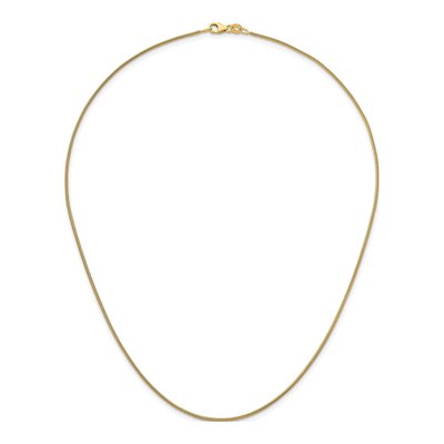 14K Yellow Gold 1.2mm Snake Chain – view 6