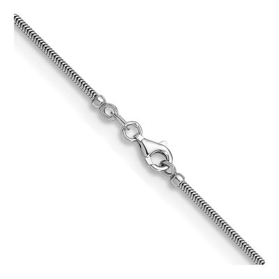 14K White Gold 1.6mm Snake Chain – view 4
