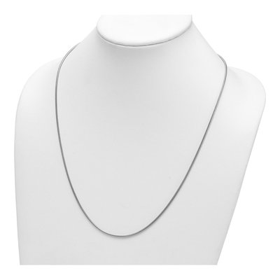 14K White Gold 1.6mm Snake Chain – view 5