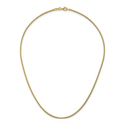 14K Yellow Gold 1.6mm Snake Chain – view 6