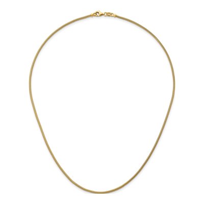 14K Yellow Gold 1.6mm Snake Chain – view 6