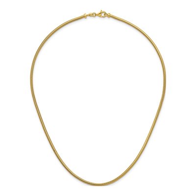 14K Yellow Gold 2.4mm Snake Chain – view 6