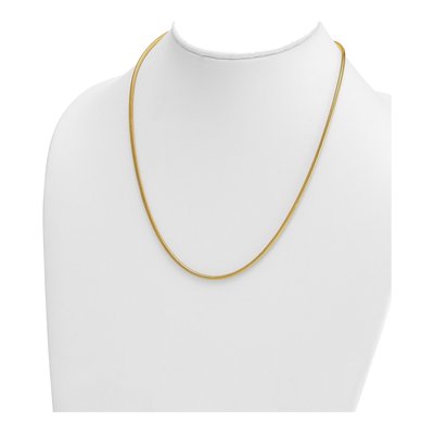 14K Yellow Gold 2.4mm Snake Chain – view 5