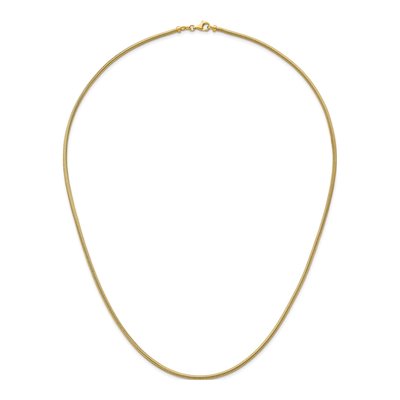 14K Yellow Gold 2.4mm Snake Chain – view 6