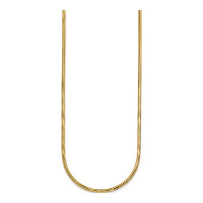 14K Yellow Gold 2.4mm Snake Chain – view 3