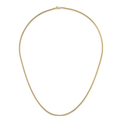 14K Yellow Gold 2.4mm Snake Chain – view 6