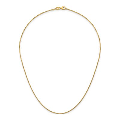 14K Yellow Gold 1mm Franco Chain – view 6