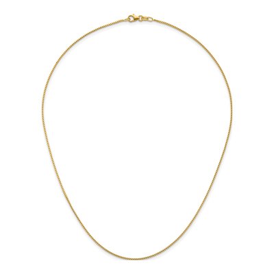 14K Yellow Gold 1mm Franco Chain – view 6