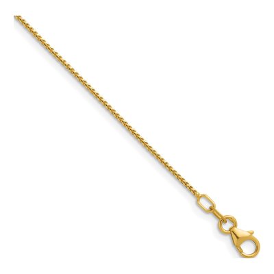 14K Yellow Gold 1mm Franco Chain