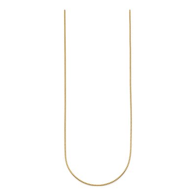 14K Yellow Gold 1mm Franco Chain – view 3