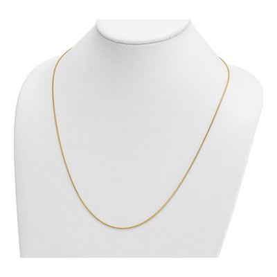 14K Yellow Gold 1mm Franco Chain – view 5