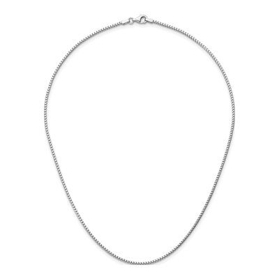 14K White Gold 1.5mm Franco Chain – view 6