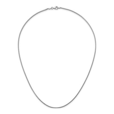 14K White Gold 1.5mm 18-Inch Franco Chain – view 6