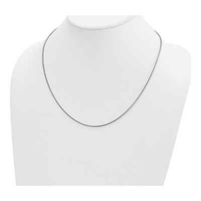 14K White Gold 1.5mm Franco Chain – view 5