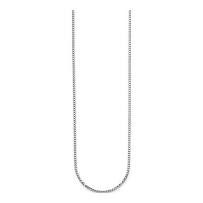 14K White Gold 1.5mm Franco Chain – view 3
