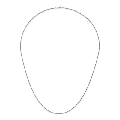 14K White Gold 1.5mm Franco Chain – view 6