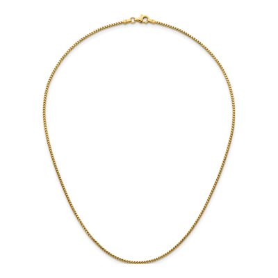 14K Yellow Gold 1.5mm Franco Chain – view 6