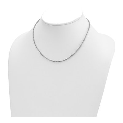 14K White Gold 2mm Franco Chain – view 4