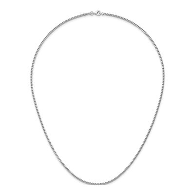 14K White Gold 2mm Franco Chain – view 7