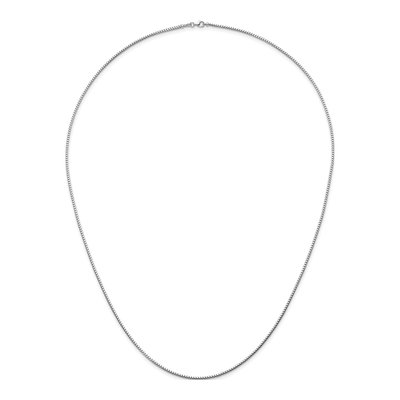 14K White Gold 2mm Franco Chain – view 7