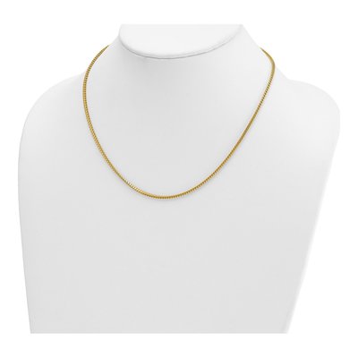 14K Yellow Gold 2mm Franco Chain – view 6