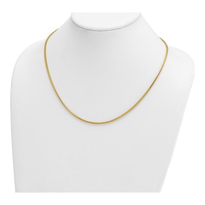 14K Yellow Gold 2mm Franco Chain – view 6