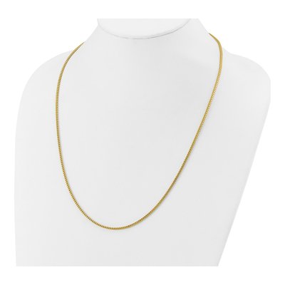 14K Yellow Gold 2mm Franco Chain – view 6