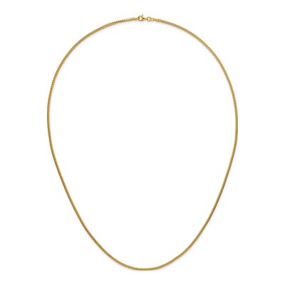 14K Yellow Gold 2mm Franco Chain – view 7