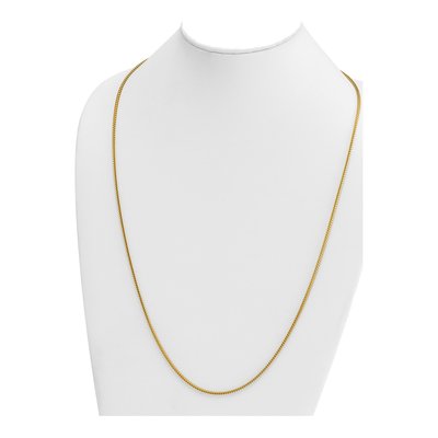 14K Yellow Gold 2mm Franco Chain – view 6