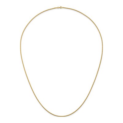 14K Yellow Gold 2mm Franco Chain – view 7