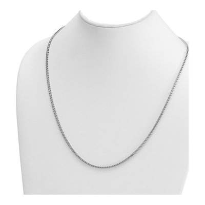14K White Gold 2.4mm Franco Chain – view 5