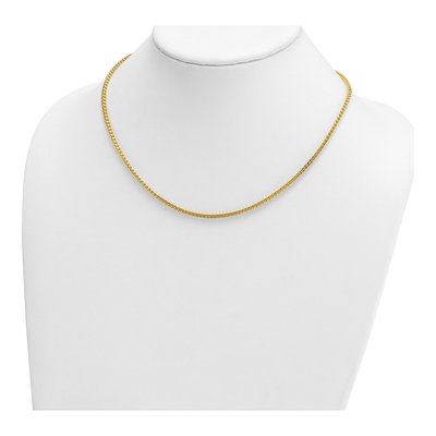 14K Yellow Gold 2.4mm Franco Chain – view 5