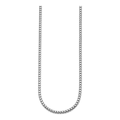 14K White Gold 3.7mm Franco Chain – view 3