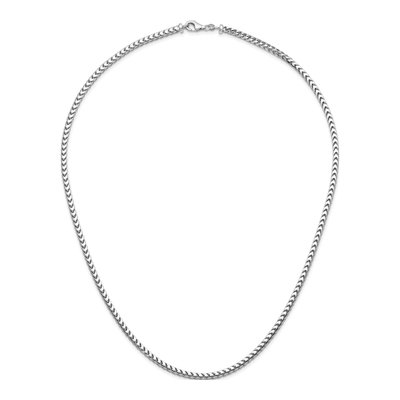 14K White Gold 3.7mm Franco Chain – view 6