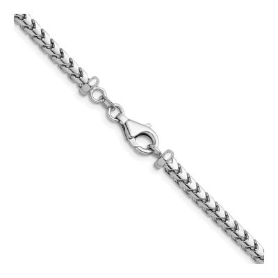 14K White Gold 3.7mm Franco Chain – view 4