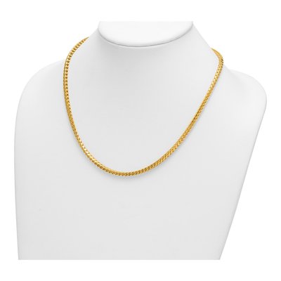 14K Yellow Gold 3.7mm Franco Chain – view 5