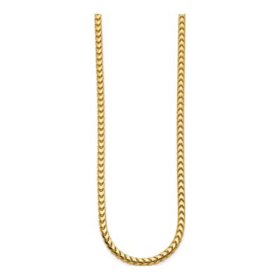 14K Yellow Gold 3.7mm Franco Chain – view 3