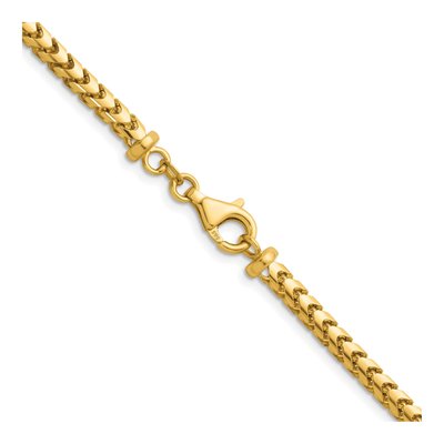 14K Yellow Gold 3.7mm Franco Chain – view 4