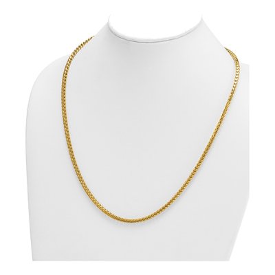14K Yellow Gold 3.7mm Franco Chain – view 5