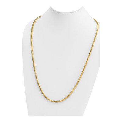 14K Yellow Gold 3.7mm Franco Chain – view 5