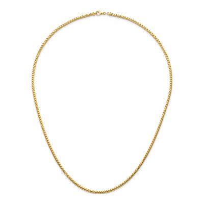 14K Yellow Gold 3.7mm Franco Chain – view 6