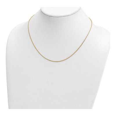 14K Yellow Gold 0.9mm 18-Inch Snake Chain – view 5
