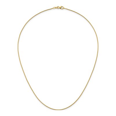14K Yellow Gold 0.9mm 18-Inch Snake Chain – view 6