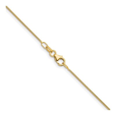14K Yellow Gold 0.9mm Snake Chain – view 4