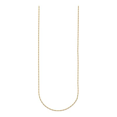 14K Yellow Gold 1.2mm Fancy Link Chain – view 3
