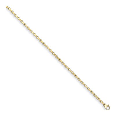 14K Yellow Gold 4.3mm Fancy Link Chain – view 2