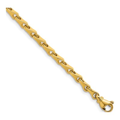 14K Yellow Gold 4.3mm Fancy Link Chain